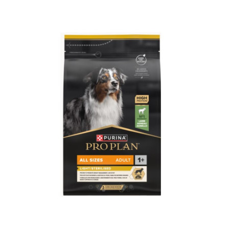 Pro Plan LIGHT/STER. ALL SIZES-BORREGO