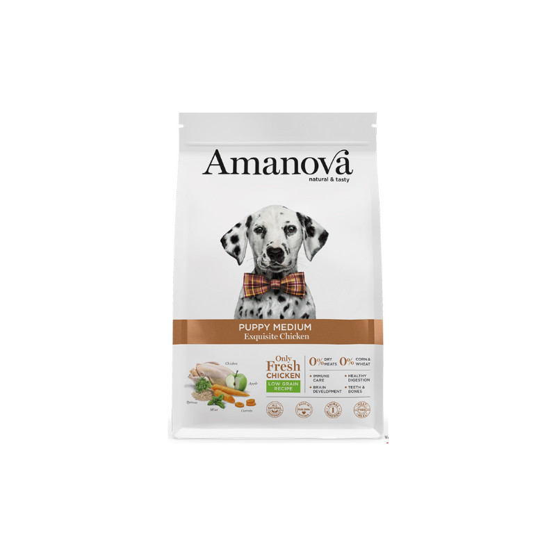 AMANOVA PUPPY MEDIUM  CHICKEN & QUINOA