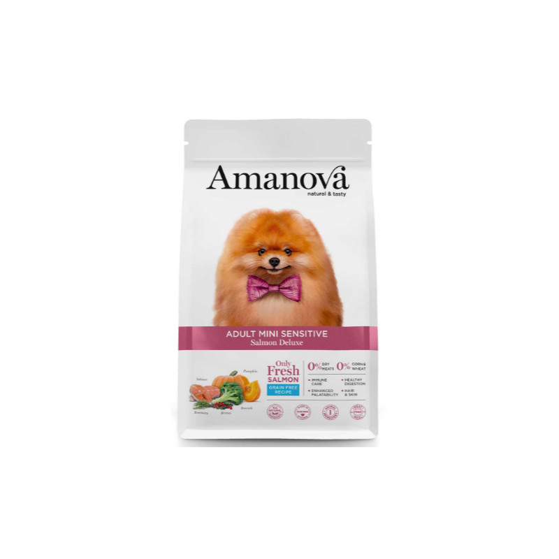 AMANOVA ADULTO SENSATIVE  GF MINI  SALMON & PUMPKIN