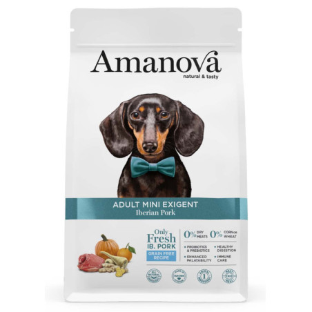 AMANOVA GF ADULT MINI EXIGENT PORK & PUMPKIN