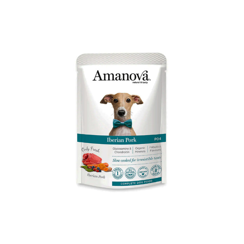 AMANOVA SAQ. WET DOG PORK 12 x 100G