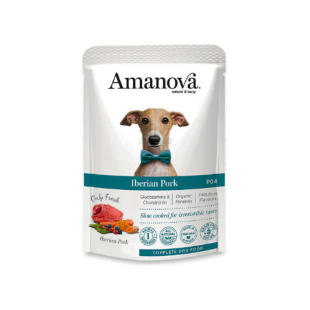 AMANOVA SAQ. WET DOG PORK 12 x 100G