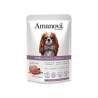 AMANOVA SAQ. WET DOG VACA/FRANGO 12 x 100G